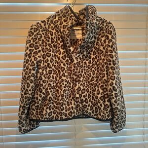 Dylan Animal Print Fleece Jacket